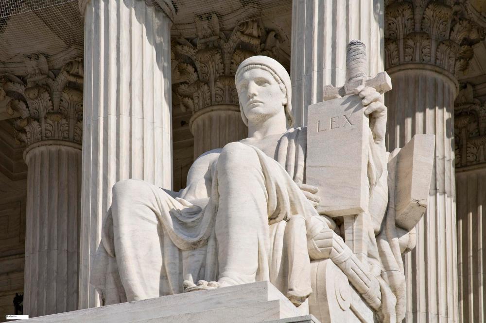 Seated Statue at US Supreme Court